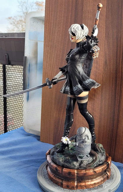 Nier Automata After War Bemalte Figur 25 CM Groß
