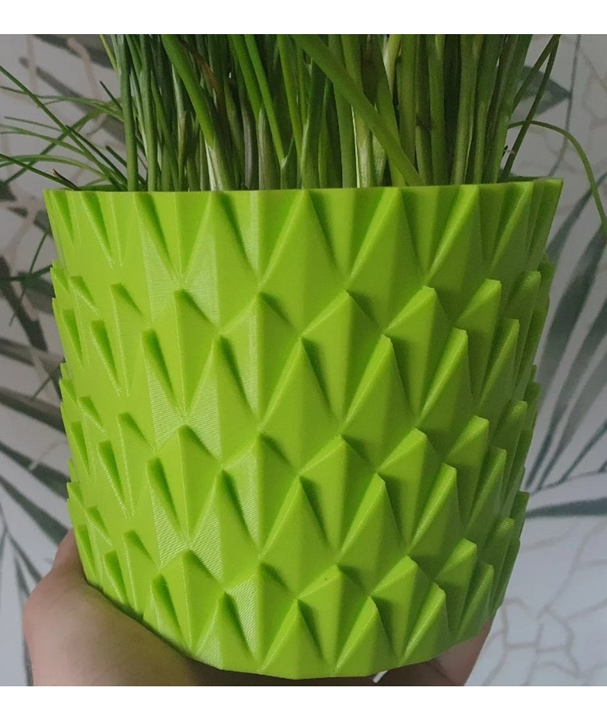 Blumentopf & Übertopf Groß (Kunststoff 20 cm Durchmesser 16 cm Höhe)