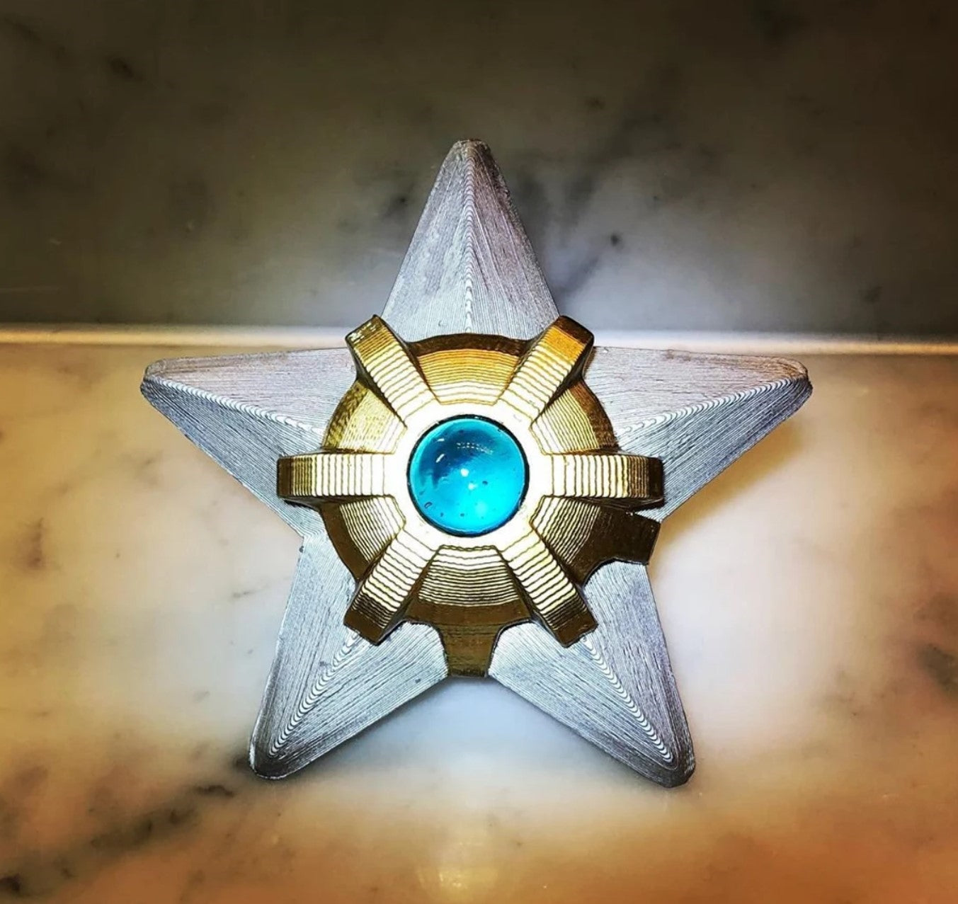 Staryu Pokémon Bemalte Figur 15 cm