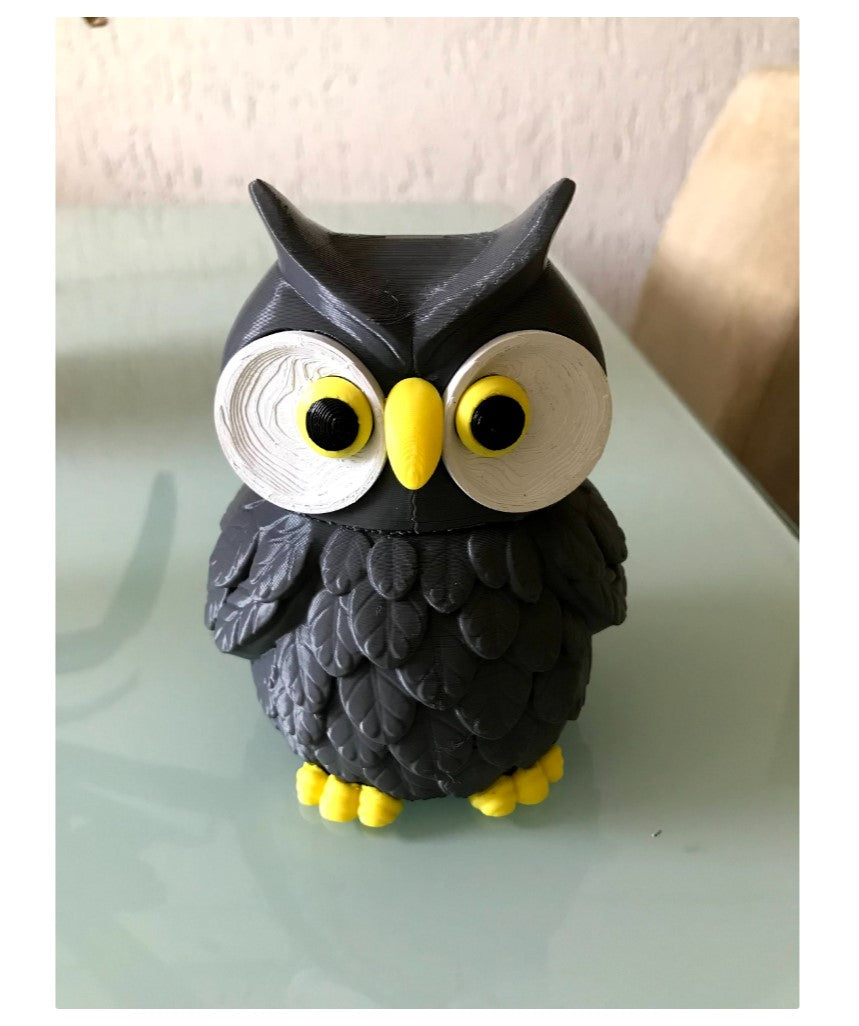 Niedliche Eule Dekofigur 15 cm