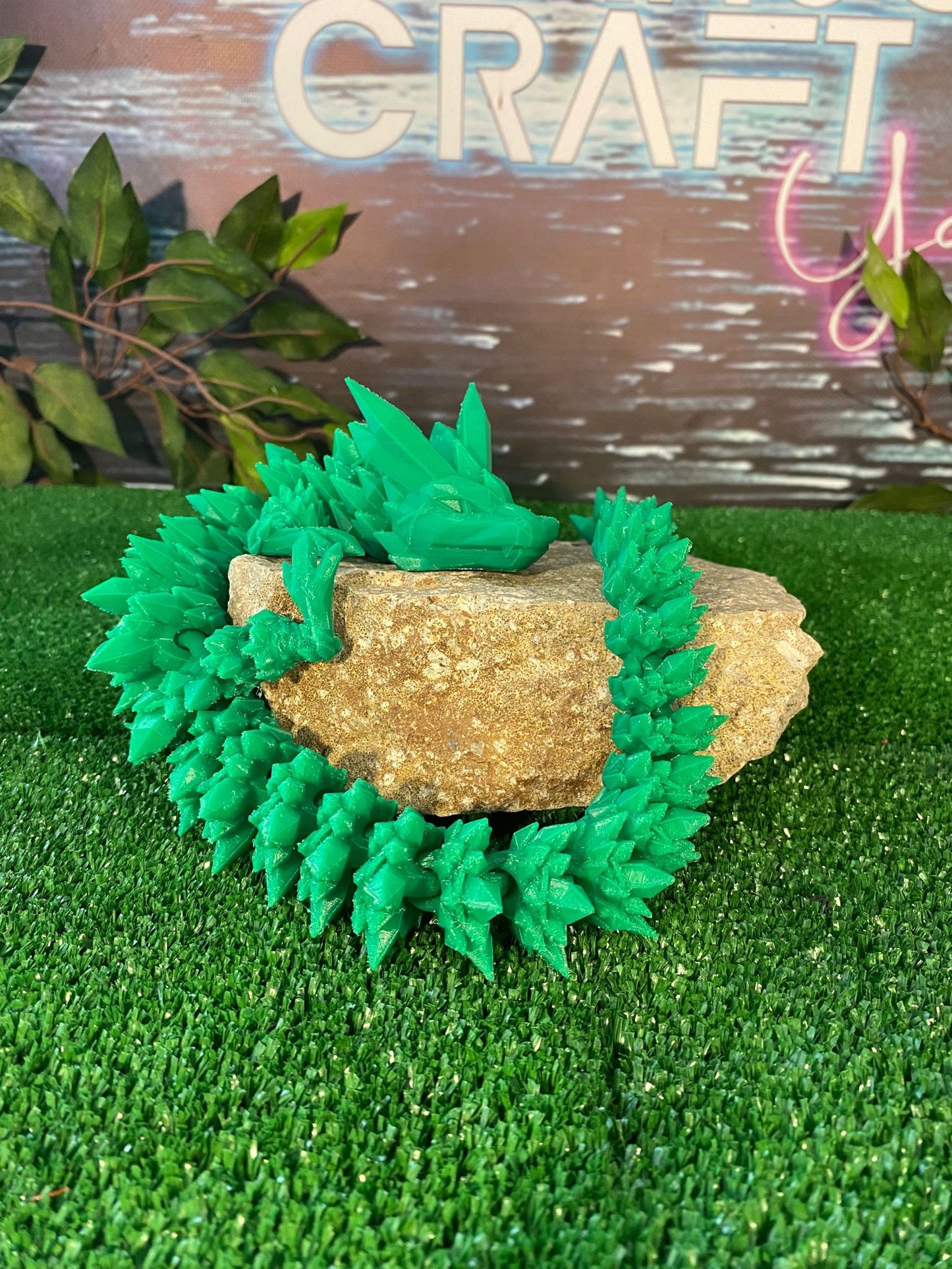 Turaç Cans Beweglicher Kristall-Drache (Große Größe 52 Cm) Alle Farben