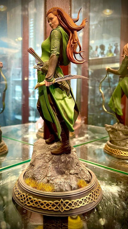 Schöne Tauriel Hobbit Herr der Ringe Bemalte Figur 25 cm