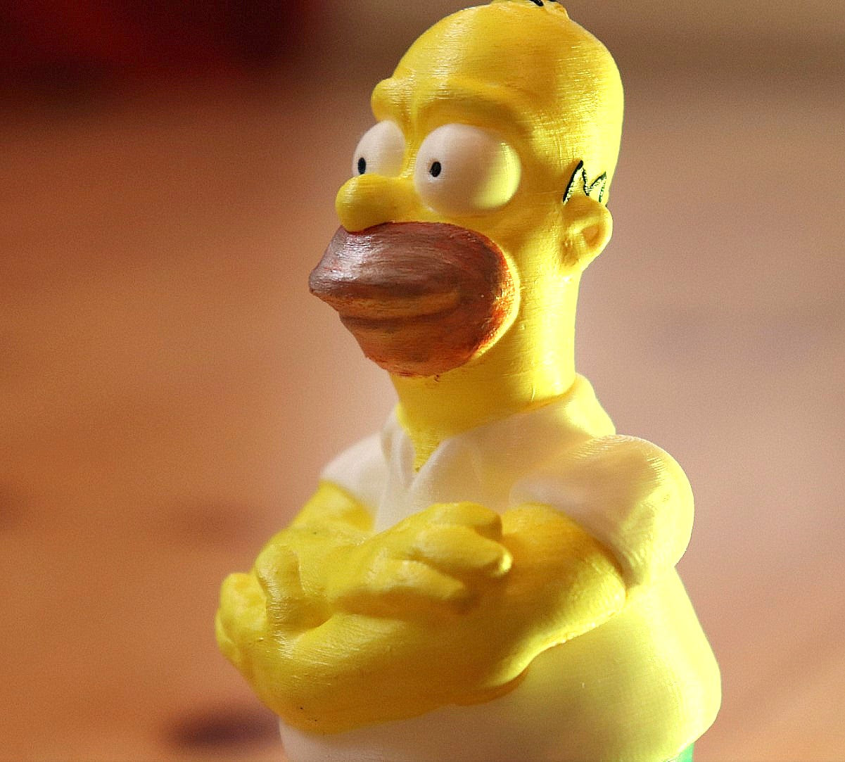 Homer Simpson Die Simpsons Bemalte Figur 15 cm