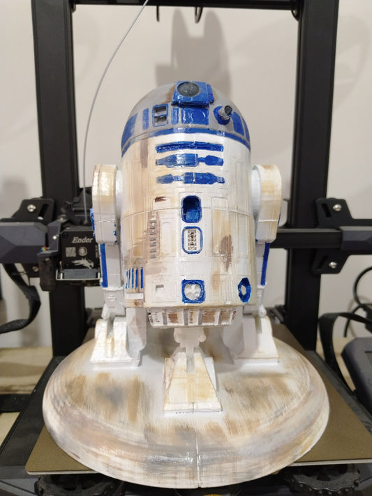 R2d2 Star Wars Robot Eskiz Boyalı Figür 20 Cm (Büyük Boy)