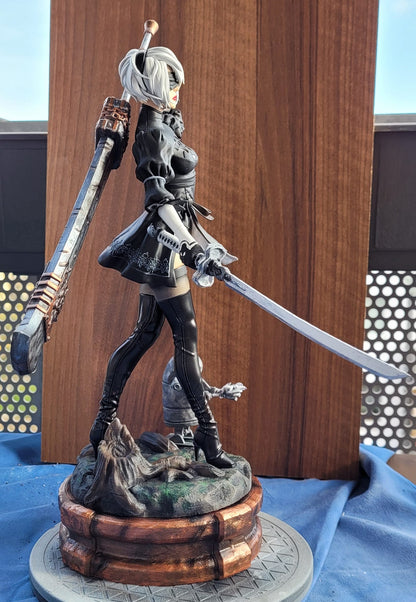 Nier Automata After War Bemalte Figur 25 CM Groß