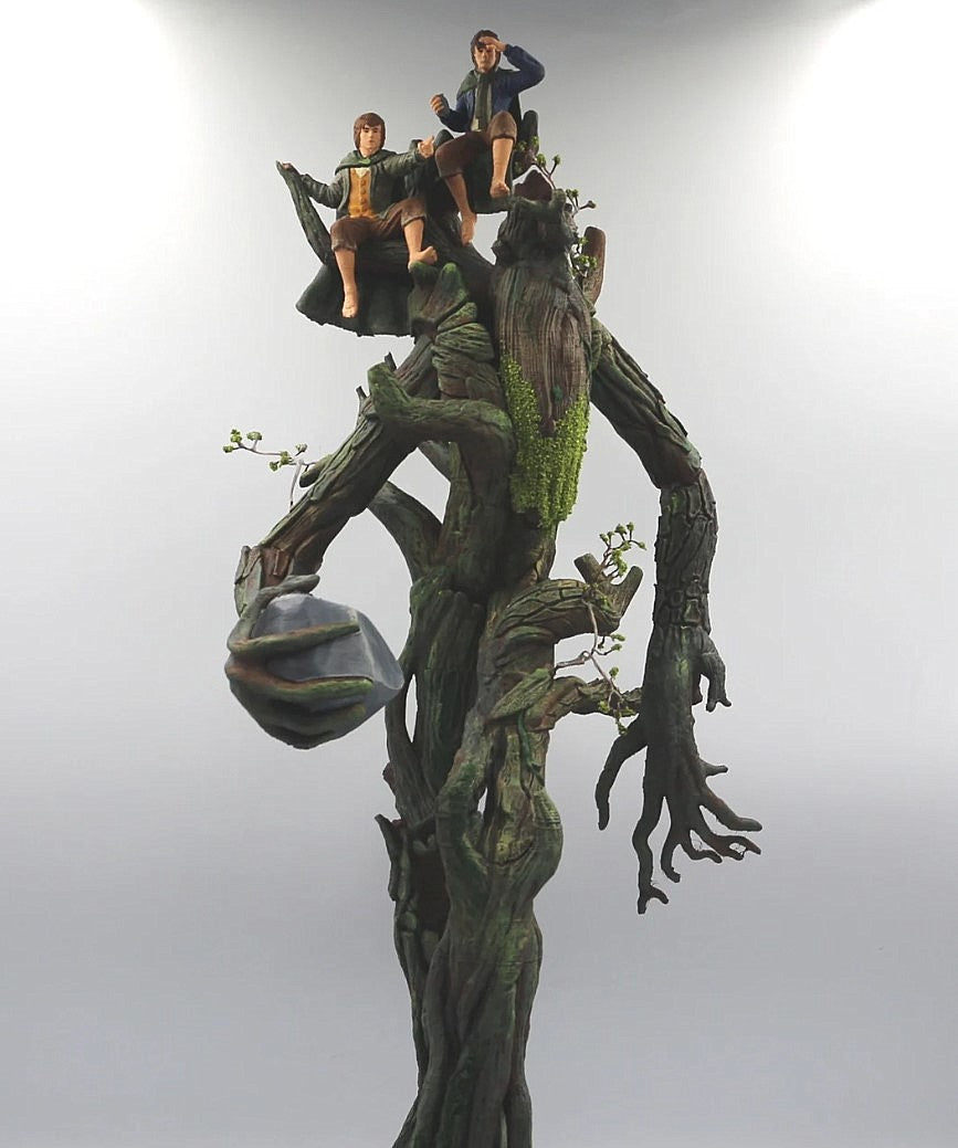 Ent Baumzahn und die Hobbits Der Herr der Ringe Die zwei Türme Figur 40 cm