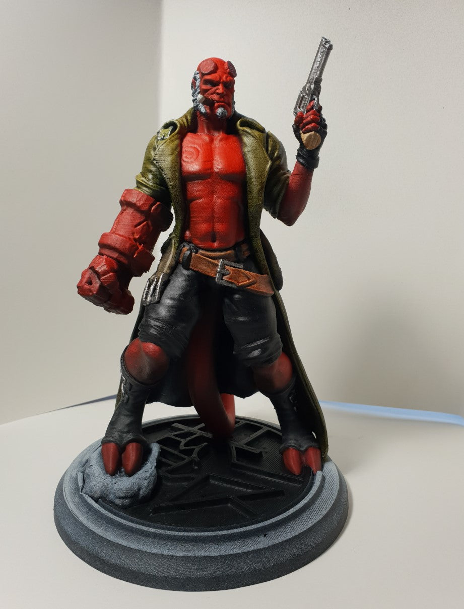 Hellboy Marvel Bemalte Figur 26 cm (Riesengröße)