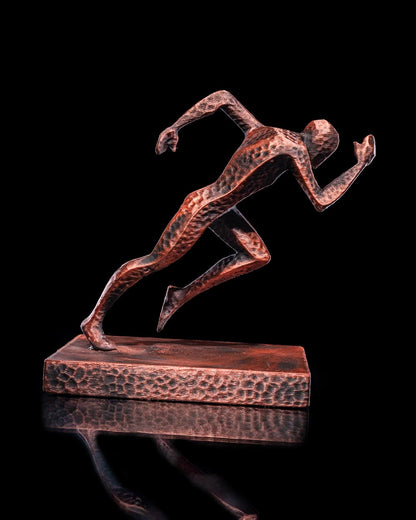 Athletischer Olympischer Läufer Dekofigur 20CM ÜBERGROSS