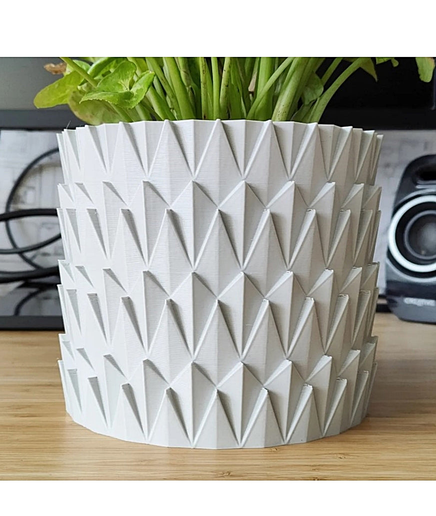 Blumentopf & Übertopf Groß (Kunststoff 20 cm Durchmesser 16 cm Höhe)