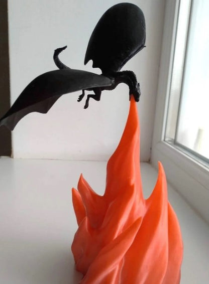 Game Of Thrones Drogon Speit Feuer Dekofigur 20 cm