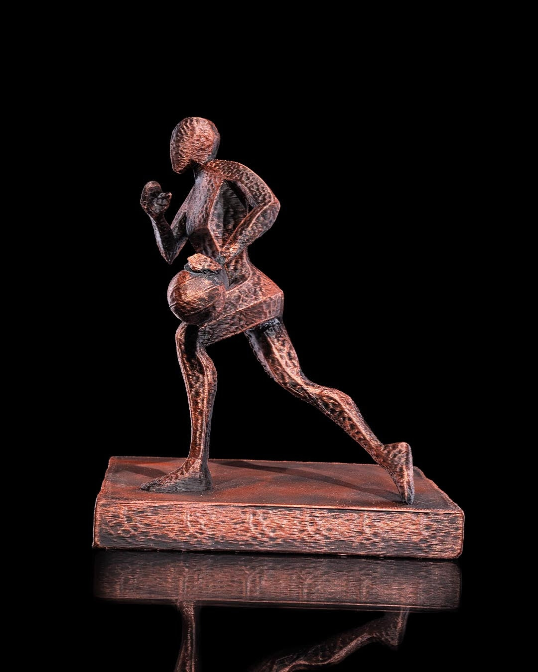Athletische Olympische Basketballspieler Dekofigur 20CM GROSS