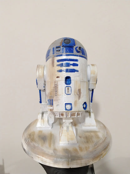 R2D2 Star Wars Roboter Skizze Bemalte Figur 20 cm (Groß)