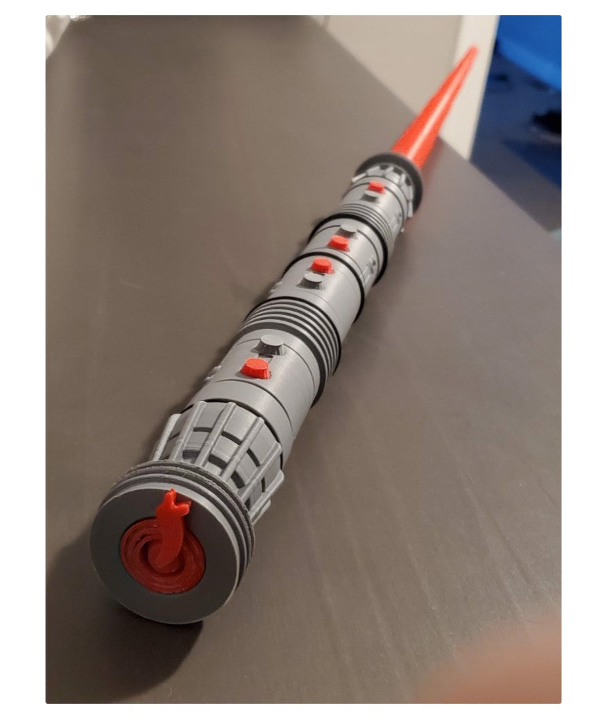 Darth Maul'un Işın Kılıcı Star Wars Hareketli Açılıp Kapanabilen (Çift Taraflı