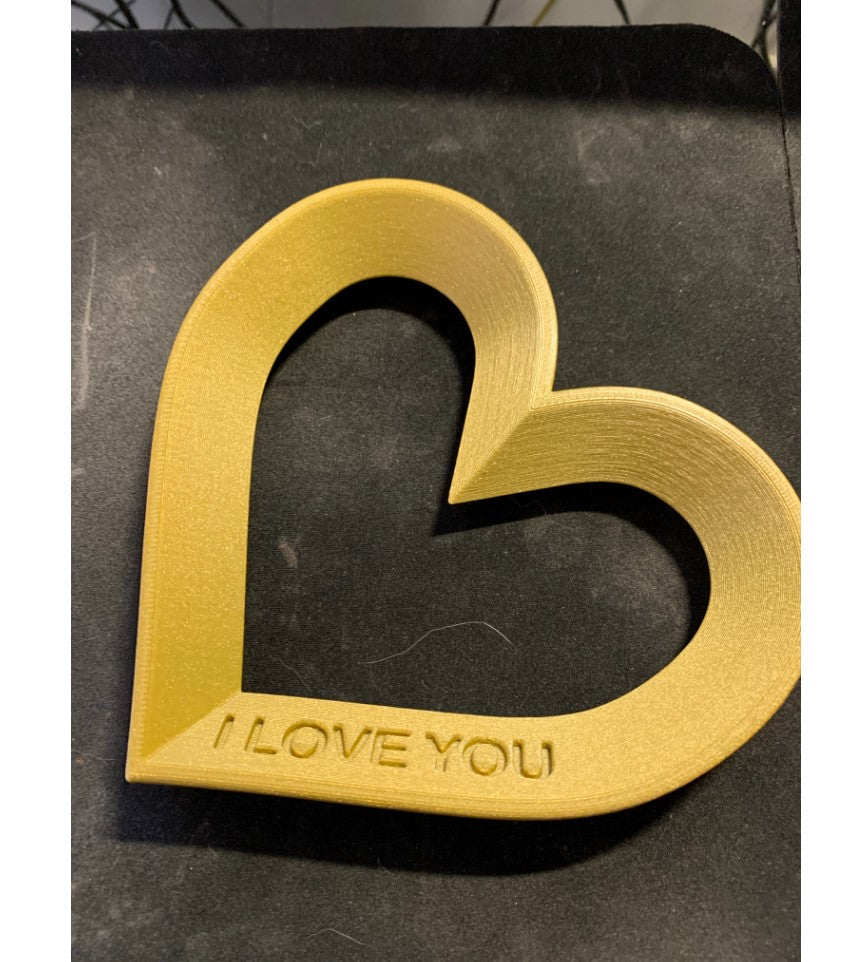 Ich liebe dich Herz-Deko-Figur 25 cm (große Größe)