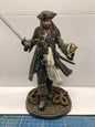 Kapitän Jack Sparrow Fluch der Karibik Bemalte Figur 23 Cm (Große Größe)