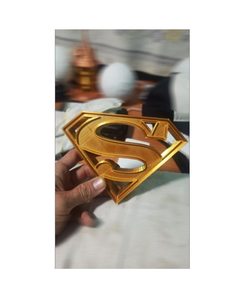 Superman Goldlogo 12 CM