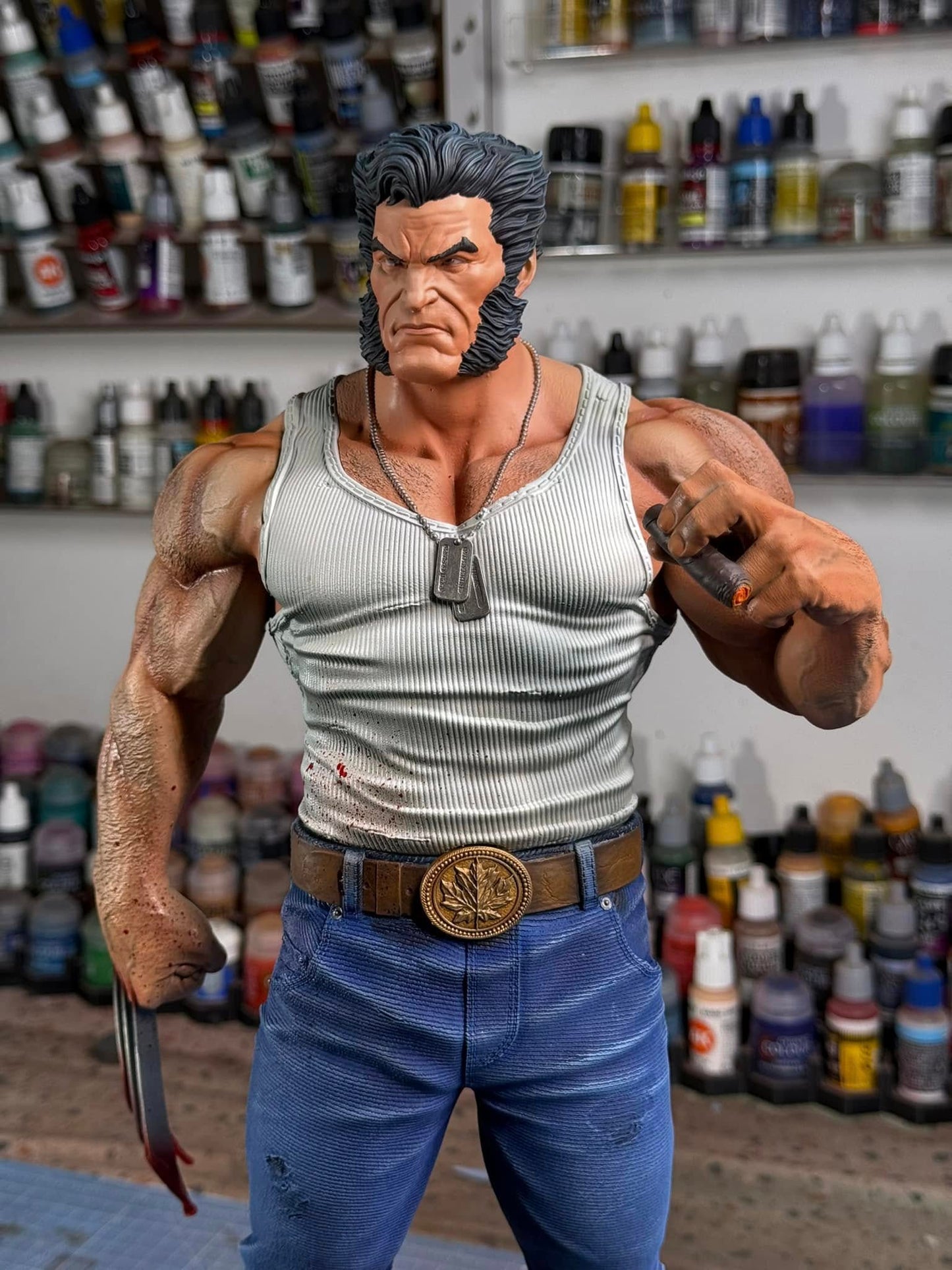 Wolverine Logan Boyalı Figür 25 Cm