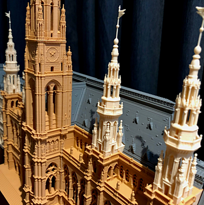 Rathaus Wien Miniatur-Deko 30 cm