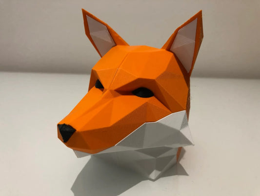 Tilki Başı Büst Fox Head