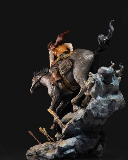 Bewaffnete Cowboy Figur 25 cm Groß