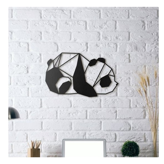 Uyuyan Panda Duvar Dekoru 20 Cm