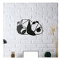 Schlafende Panda Wanddeko 20 cm