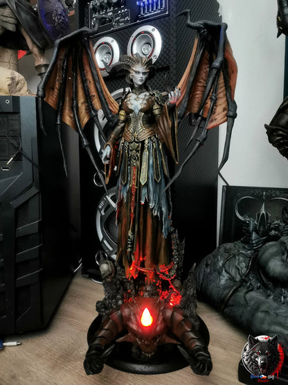 Lilith Diablo 4 Sukkubi-Königin Bemalte Figur 25 CM