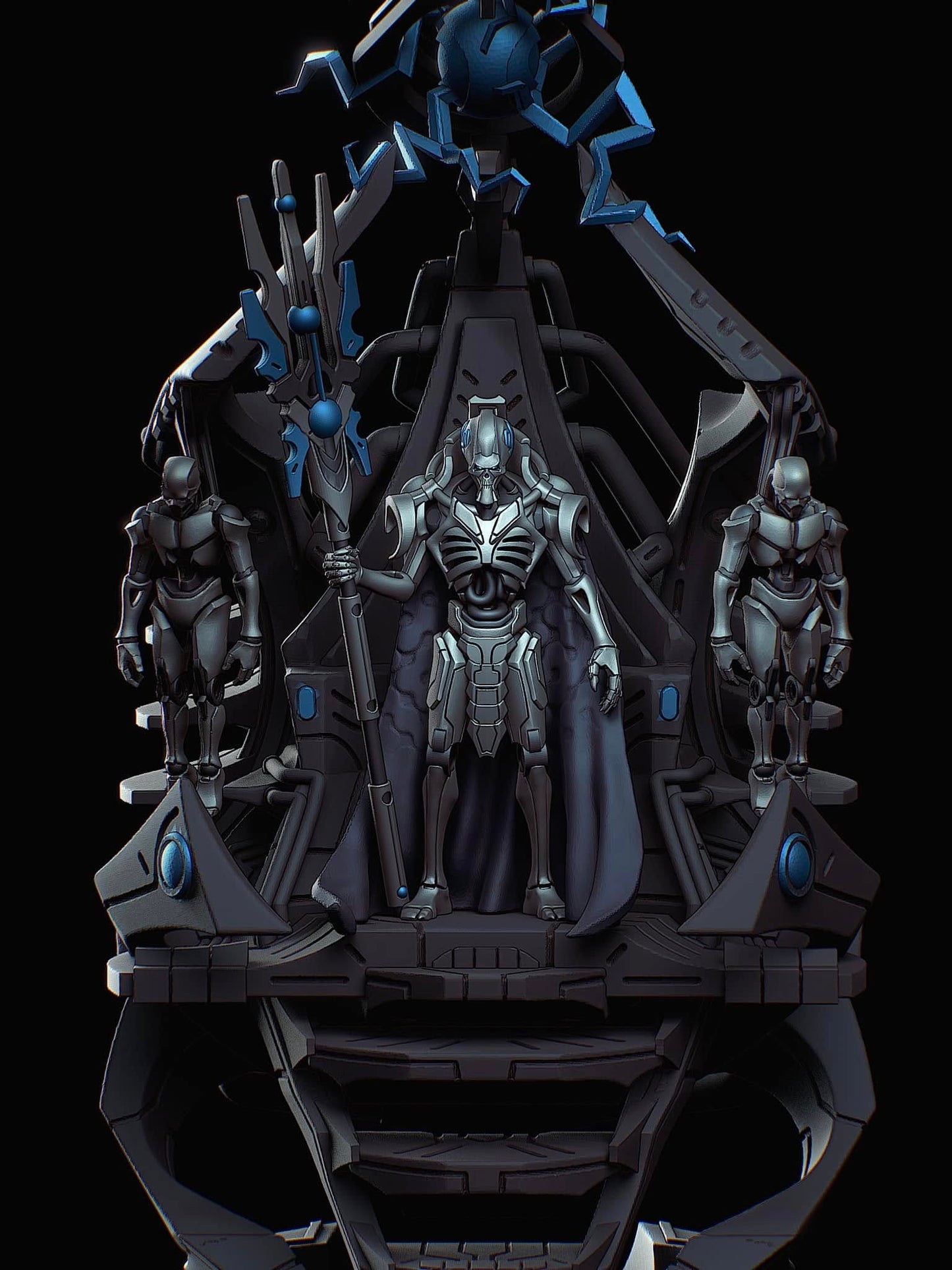 Warhammer 40K Szarekh der Stille König Figur 25 cm Großformat