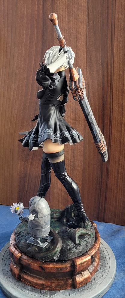 Nier Automata After War Bemalte Figur 25 CM Groß