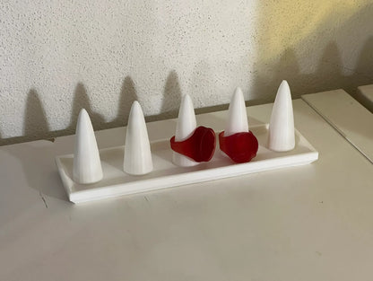 Moderner Ringständer 5er-Set