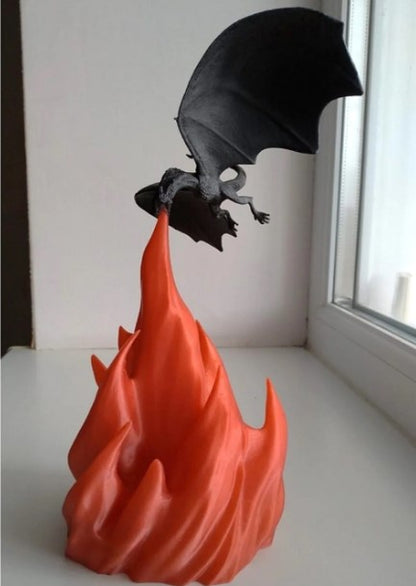 Game Of Thrones Drogon Speit Feuer Dekofigur 20 cm