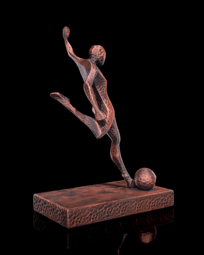 Sportliche Olympia-Fußballer Deko-Figur 20CM GROSS