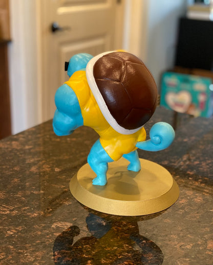 Sportler Pokémon Squirtle Muskel Figur 15 Cm