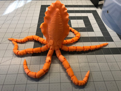 Beweglicher Oktopus Spielzeug 8 Arme (Große Größe)