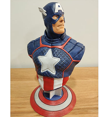 Captain America Erstes Avenger Bemalte Büste 12 cm
