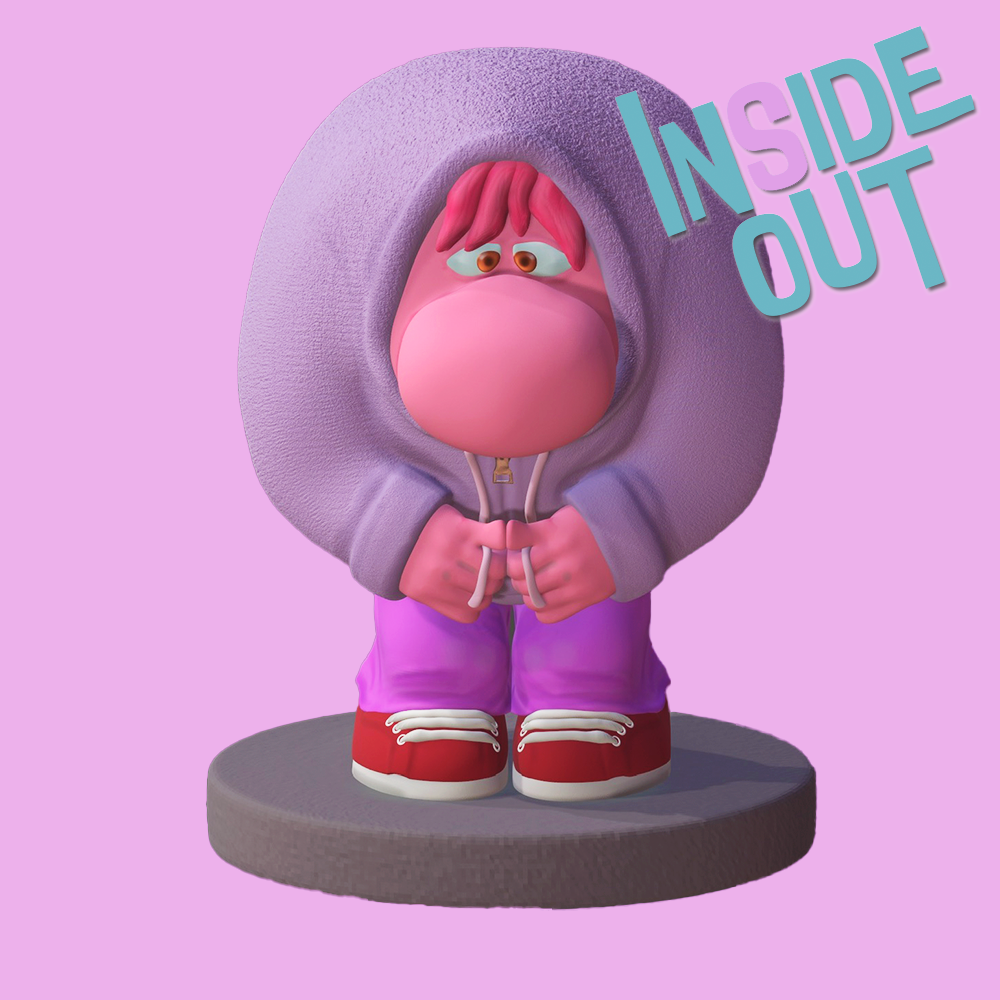 Embarrassment Scham Inside Out 2 Alles steht Kopf 2 Figur 15 CM