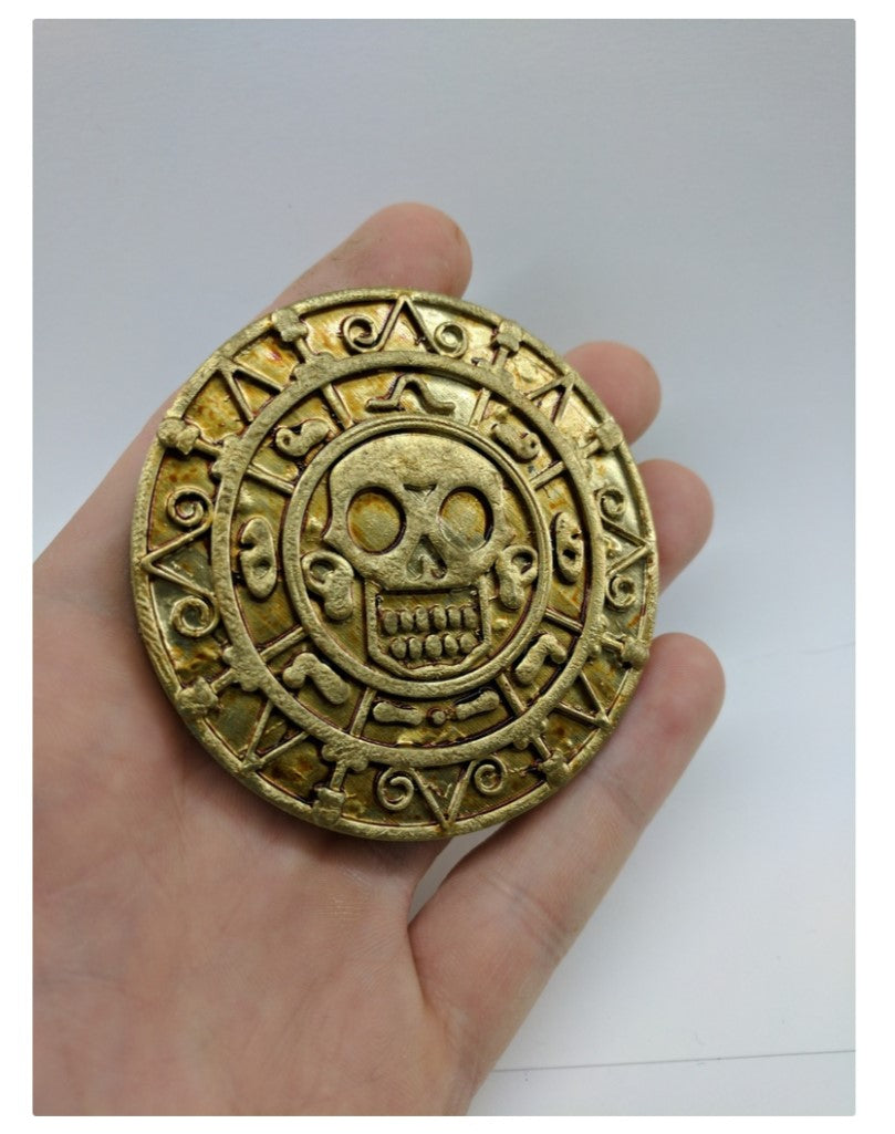 Aztec Goldene Piraten der Karibik doppelseitig 2 Stück