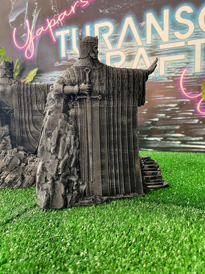 Argonath Figur Herr der Ringe Links Rechts Team Lotr 18 cm Buchstütze