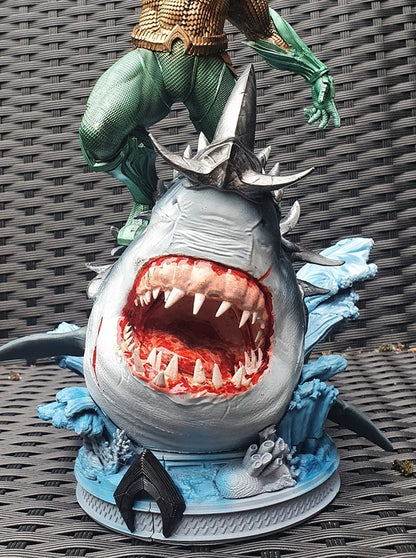 Aquaman Herrscher von Atlantis Bemalte Figur 35 CM (Mega Größe
