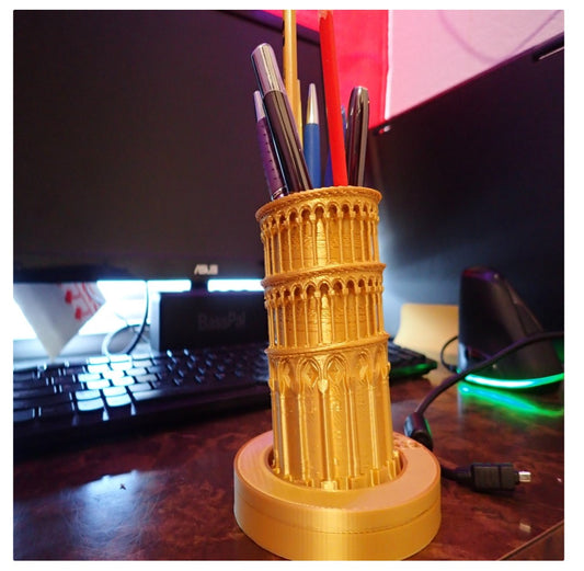 Pisa Tower Decorative Pen Holder