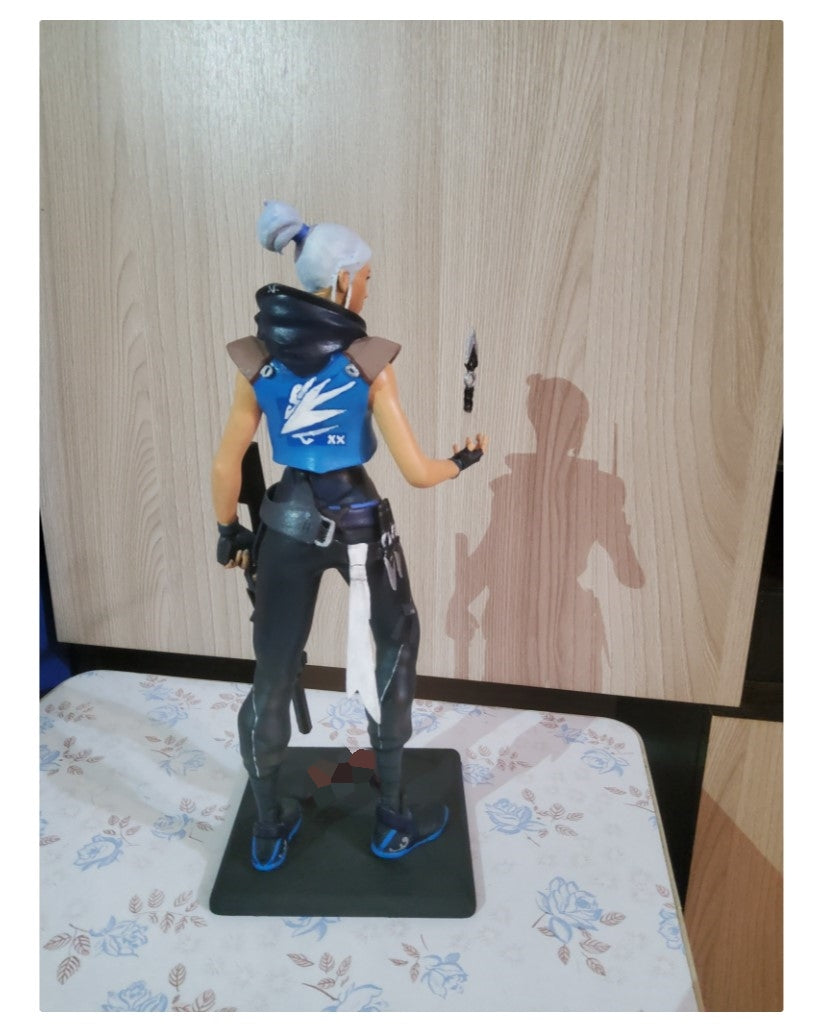 Valorant Jett Bemalte Figur 22 cm (Große Größe)