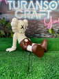 Kaws Holiday Bemalte Figur 20 cm groß