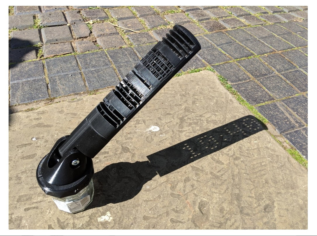 Digitale Sonnenuhr