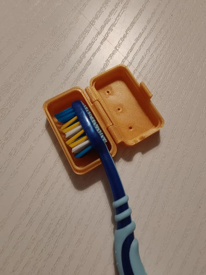 Zahnbürstenkopfbehälter mit Tropfer