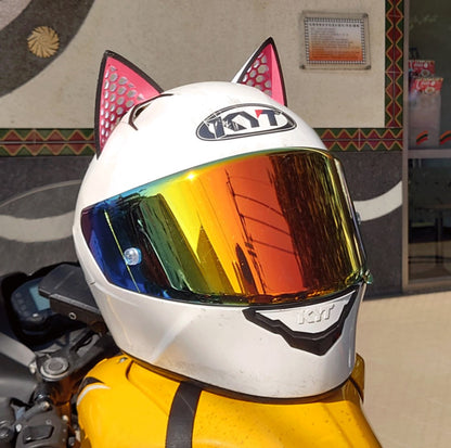 Motorradhelm Katzenohren