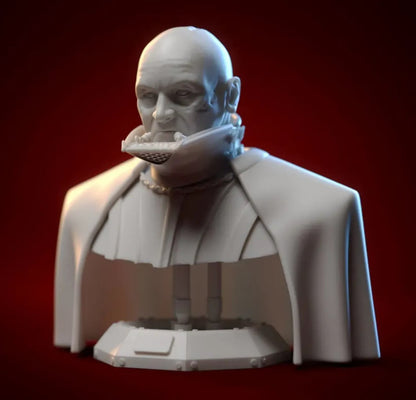 Maskenlose Darth Vader Figur