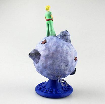 Der Kleine Prinz, bemalte Figur, 15 cm