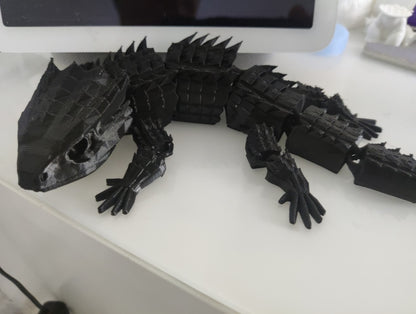 Bewegliches Krokodil-Drachen-Spielzeug 34 cm (große Größe)