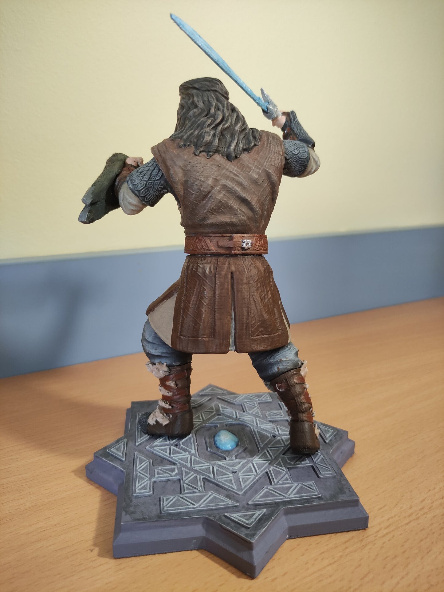 Thorin Eichenschild Herr der Ringe Lotr Bemalte Figur 25 cm Groß