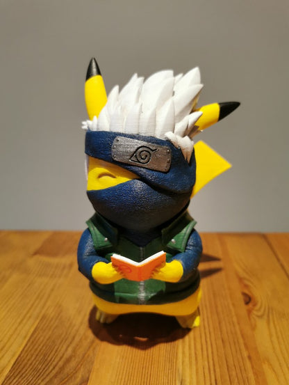 Pokémon Pikachu X Kakashi Bemalte Figur 15 cm